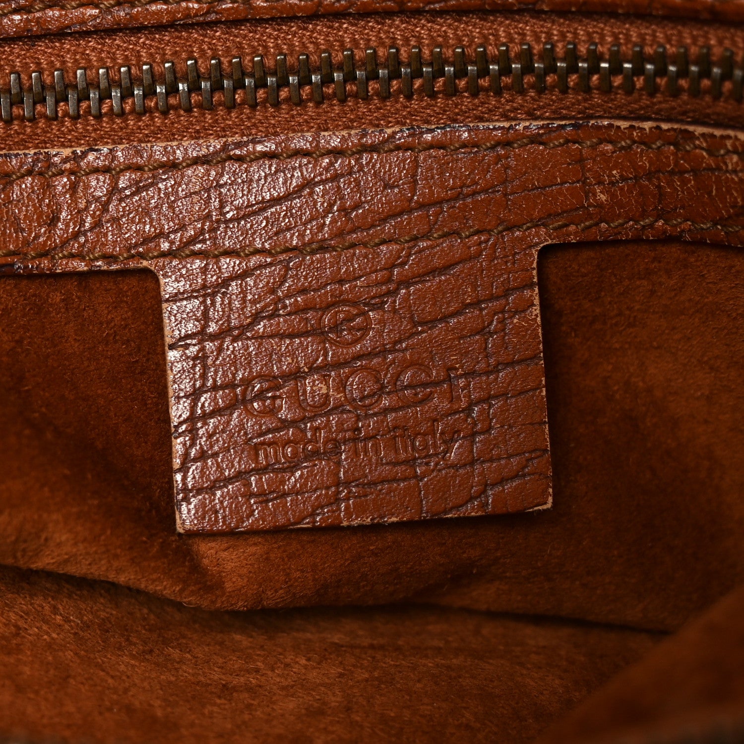 Gucci Calfskin Medium Horsebit Chain Hobo Brown 6 of 10