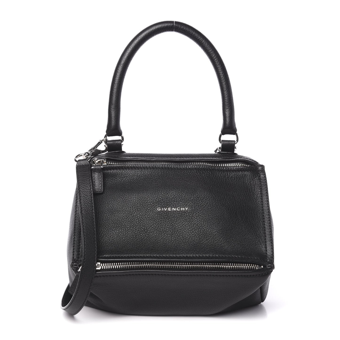 Sugar Goatskin Small Pandora Black