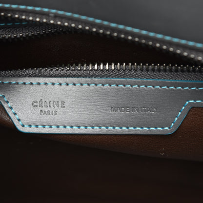 Celine Satin Debossed Calfskin Micro Luggage Anthracite 6 of 6