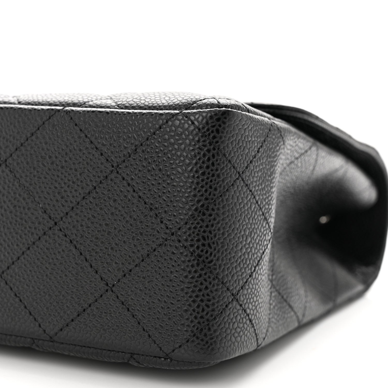 Chanel Caviar Quilted Jumbo Single Flap Black 10 of 11