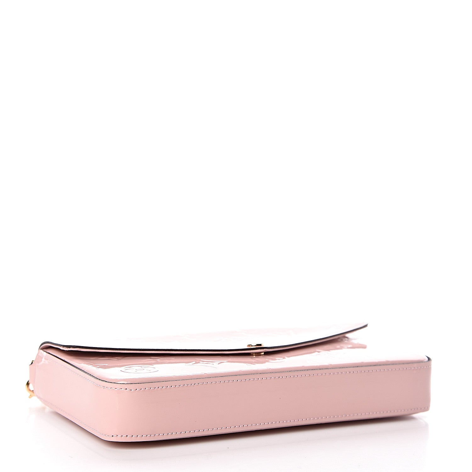 Louis Vuitton Vernis Felicie Chain Wallet Rose Ballerine 5 of 11