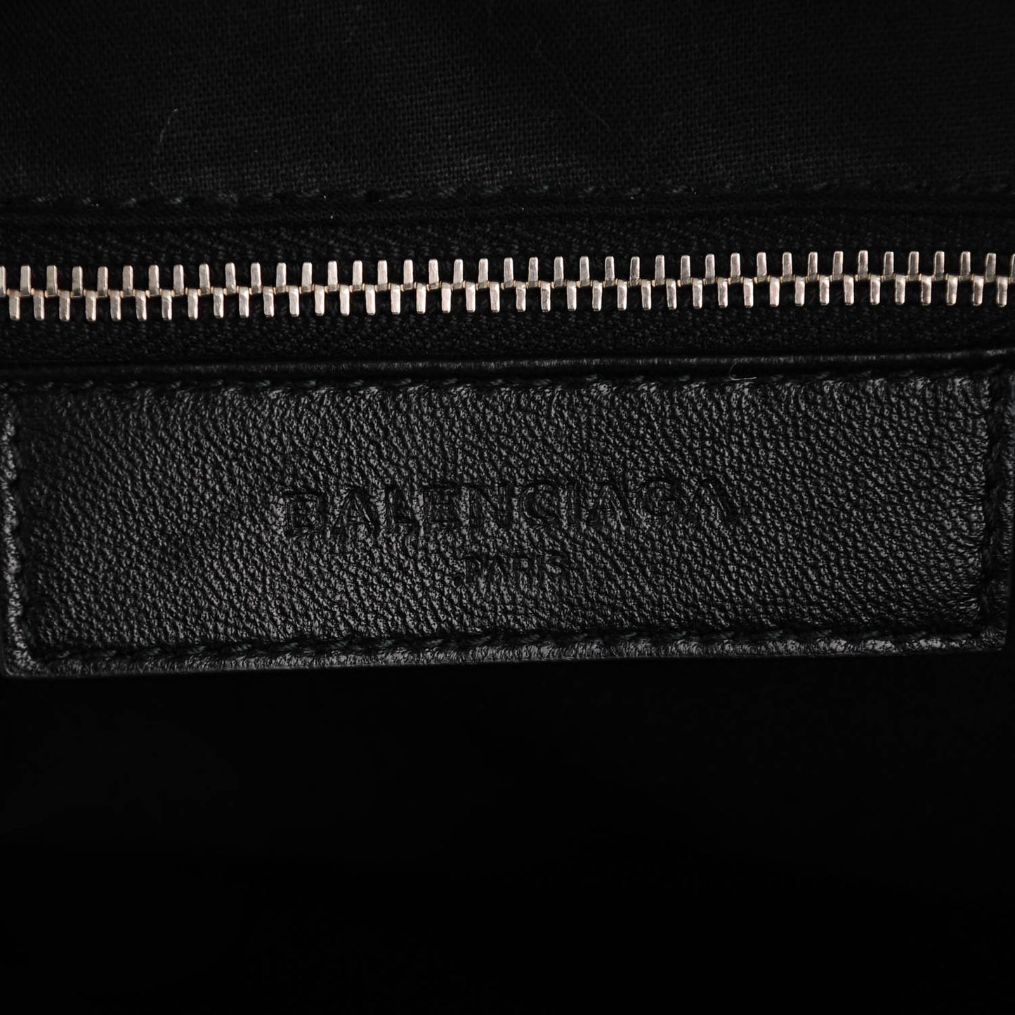 Chevre Silver Metallic Edge Hardware Velo Black