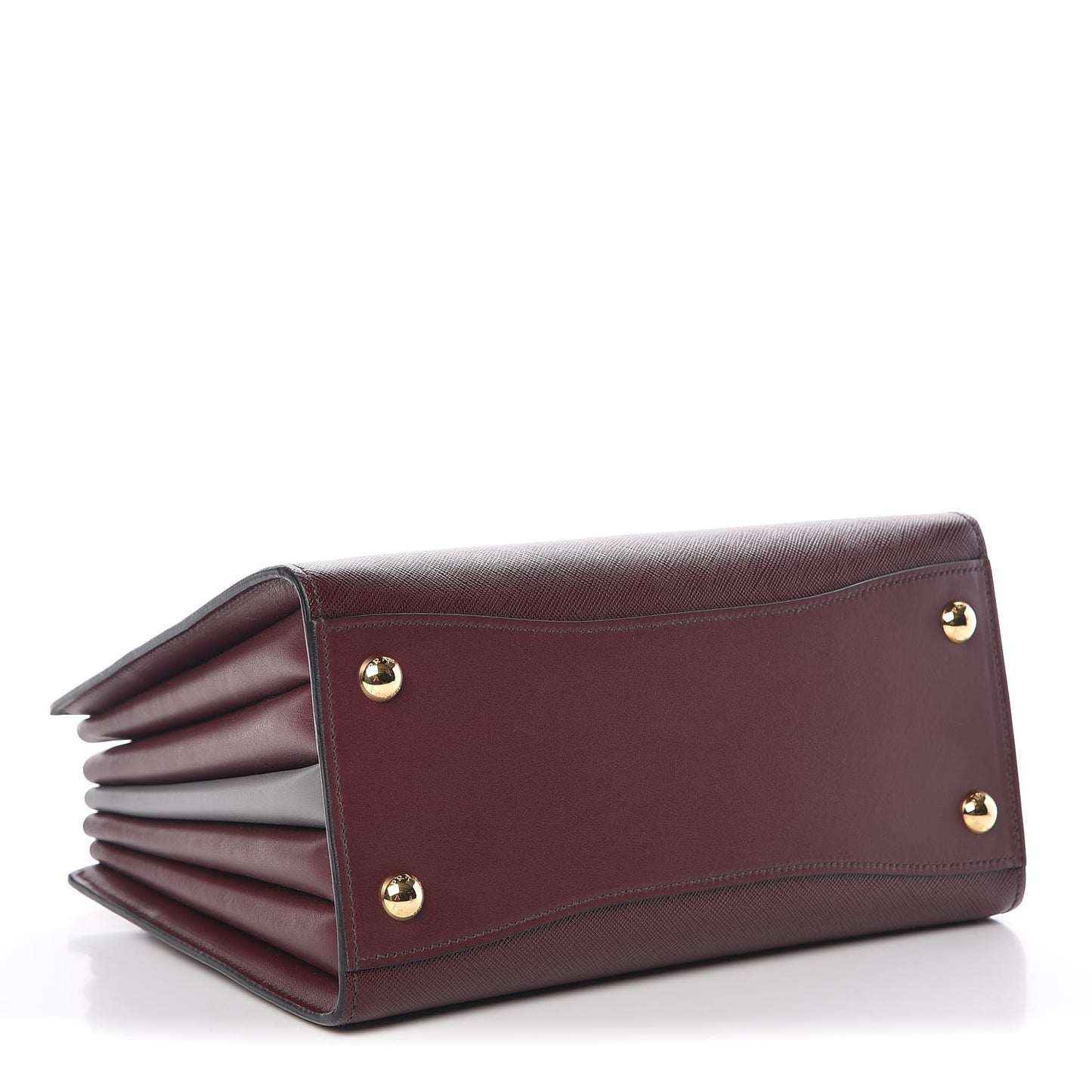 Saffiano City Calf Small Esplanade Tote Granato Marmo