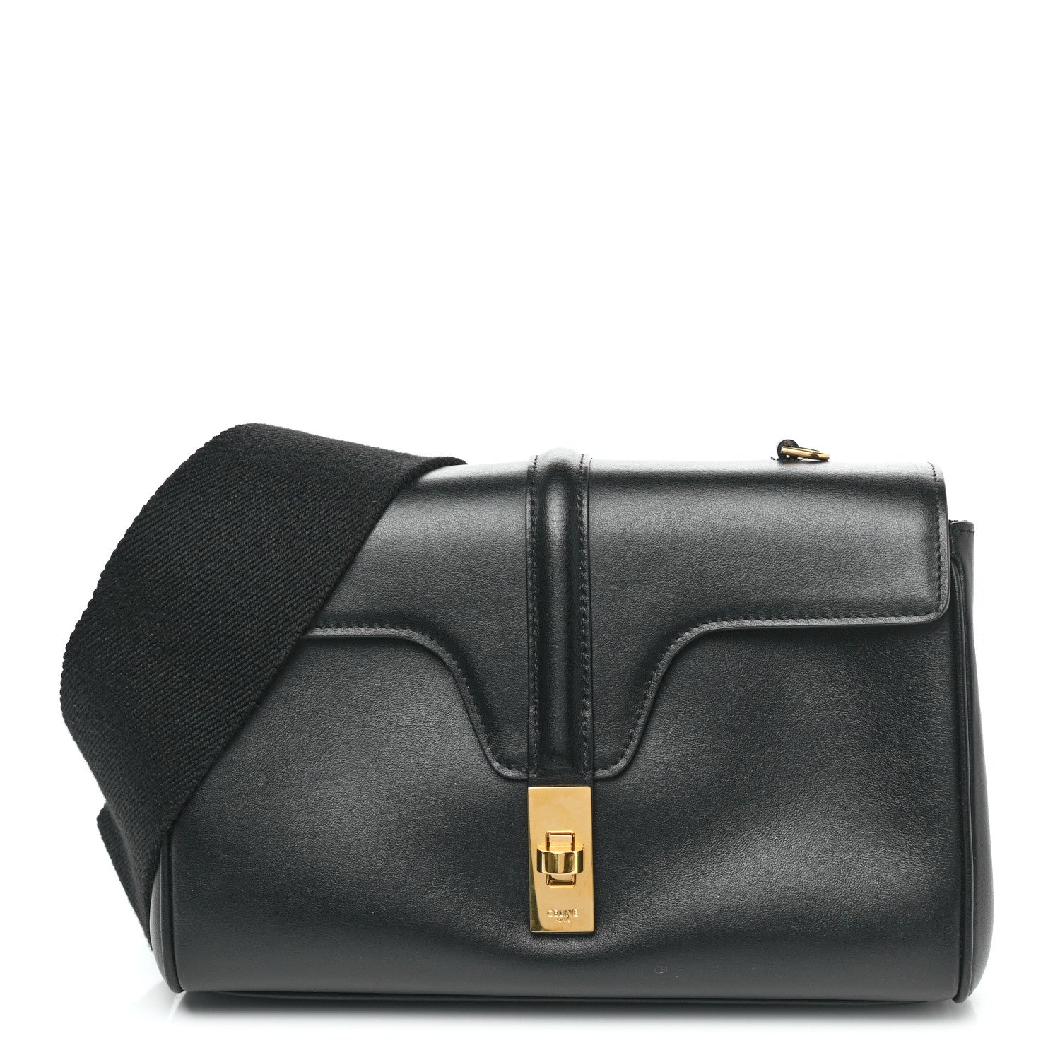 Celine Smooth Calfskin Teen 16 Crossbody Bag Black 1 of 10