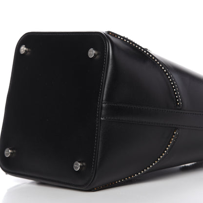 Alaia Calfskin Studded Tote Black 7 of 8