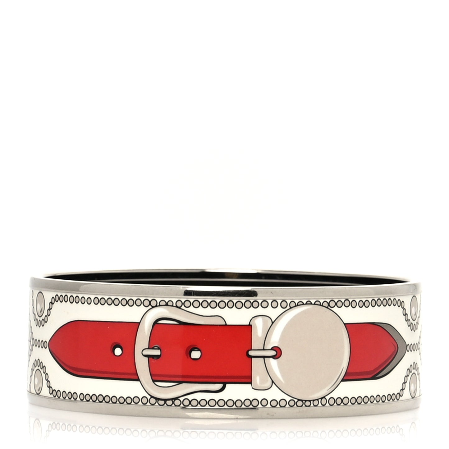 Enamel Printed Collier De Chien Wide Bracelet 62