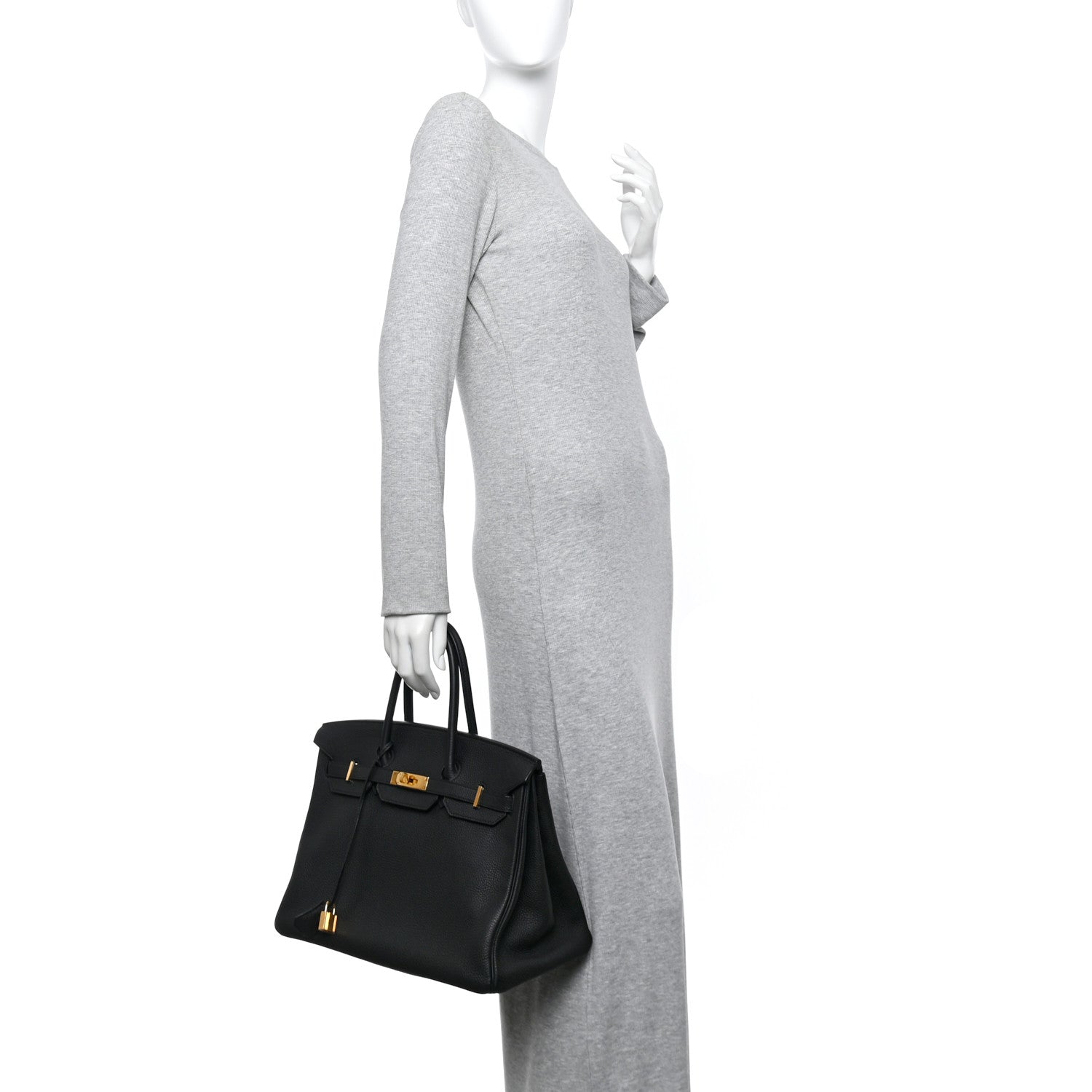 Hermes Togo Birkin 35 Black 2 of 10