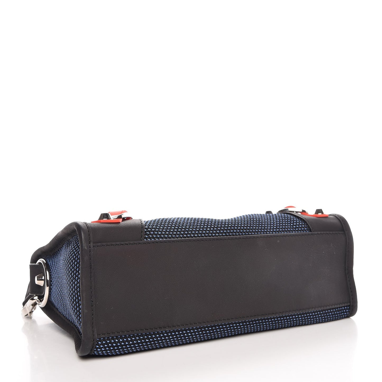 Mesh Arena Classic Silver Hardware Mini City Black Navy Orange
