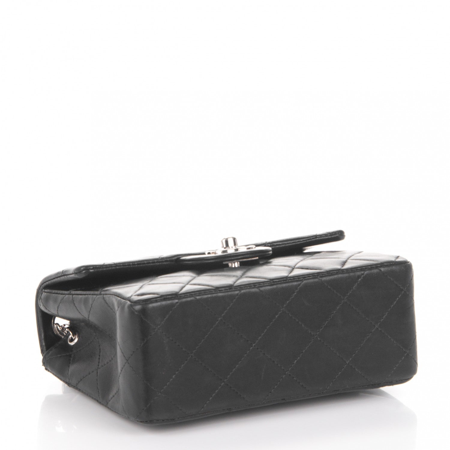 Chanel Lambskin Quilted Mini Square Flap Black 4 of 8