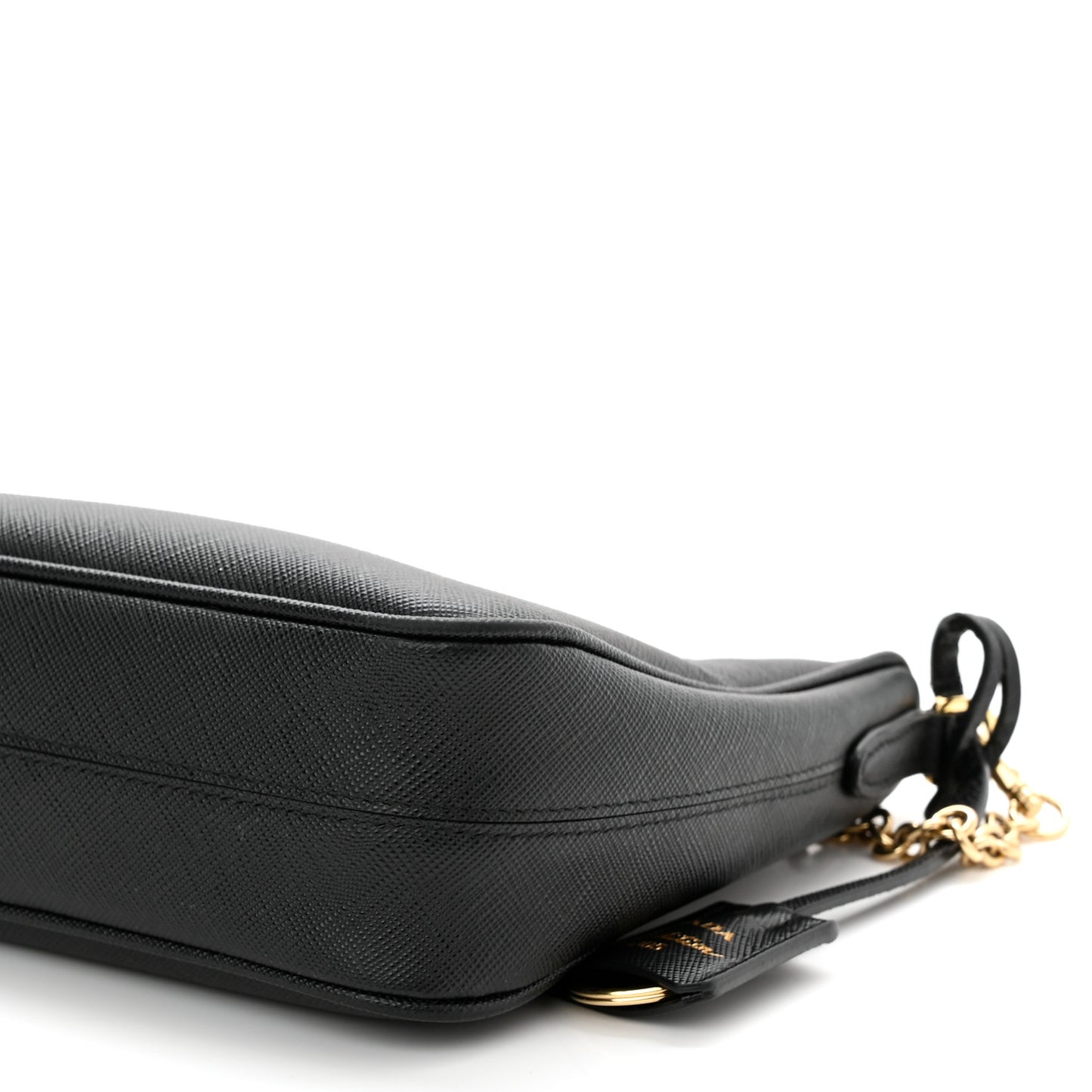Saffiano Lux Re-Edition 2005 Shoulder Bag Black