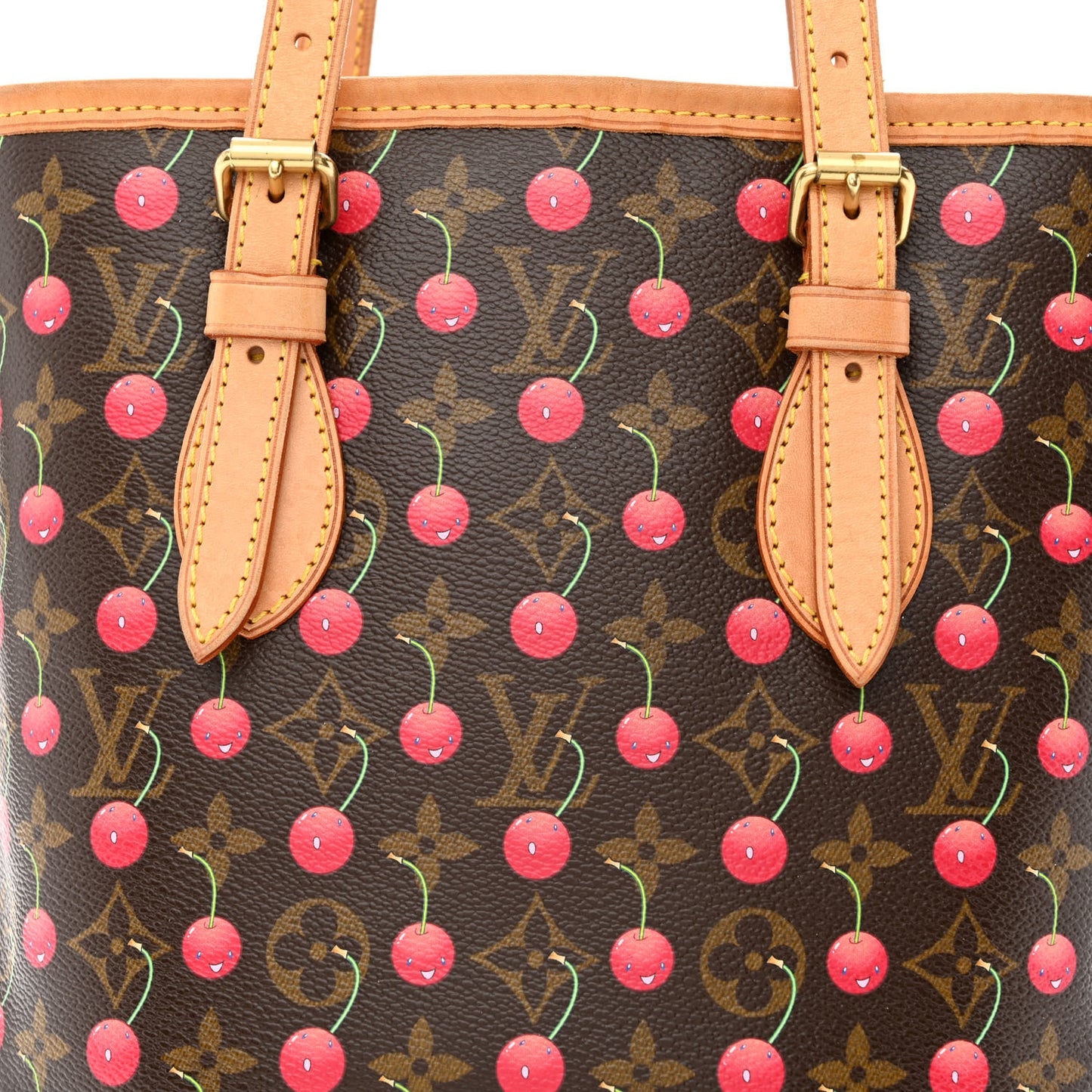 Monogram Cerises Bucket Bag