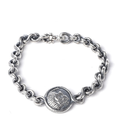 David Yurman Sterling Silver Petrvs Lion Link Bracelet 1 of 5