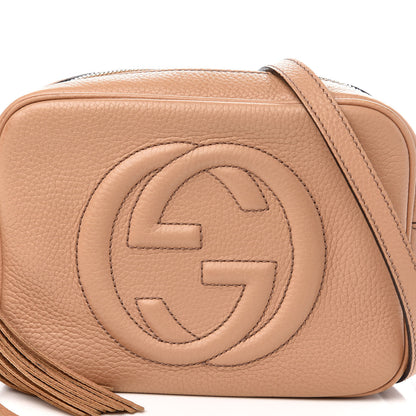 Gucci Pebbled Calfskin Small Soho Disco Bag Rose Beige 10 of 11