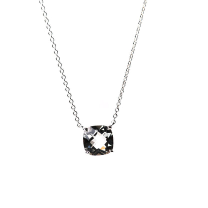 Tiffany Sterling Silver Green Quartz Sparklers Pendant Necklace 3 of 5