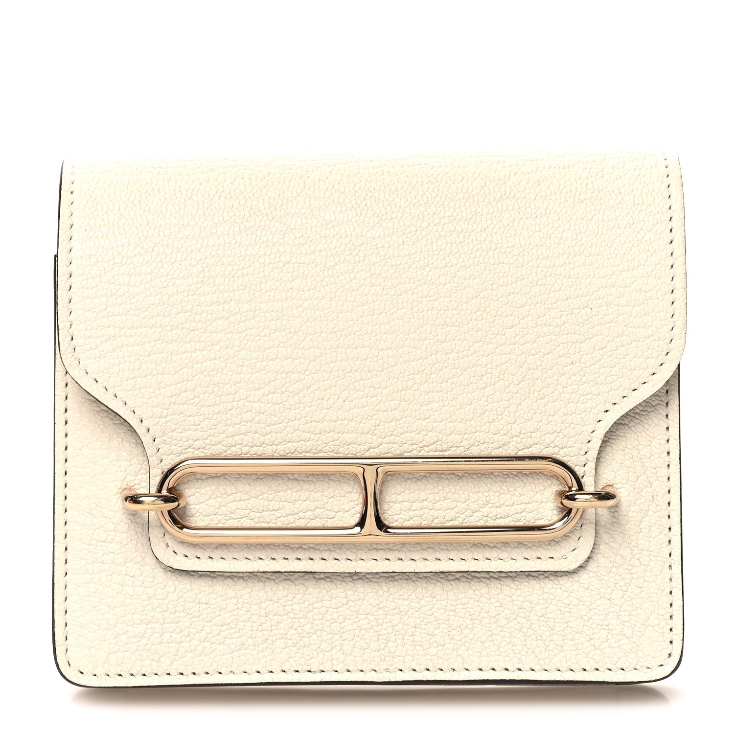 Hermes Chevre Mysore Roulis Slim Wallet Nata 3 of 12