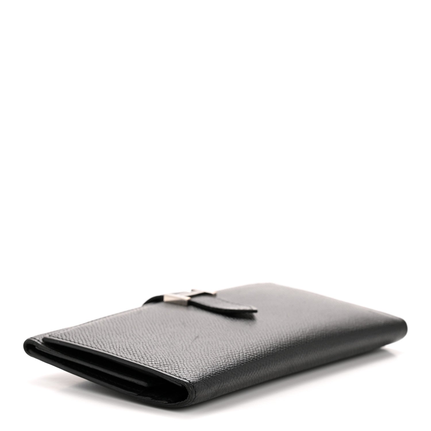 Hermes Epsom Tri-Fold Bearn Gusset Wallet Black 4 of 8