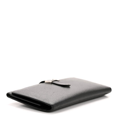 Hermes Epsom Tri-Fold Bearn Gusset Wallet Black 4 of 8