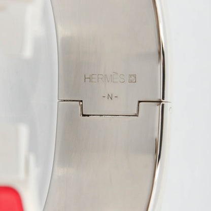 Hermes Enamel Wide Clic Clac H Bracelet PM Rouge Vif 3 of 5