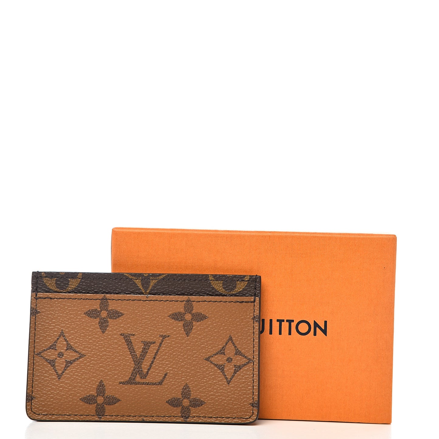 Reverse Monogram Card Holder