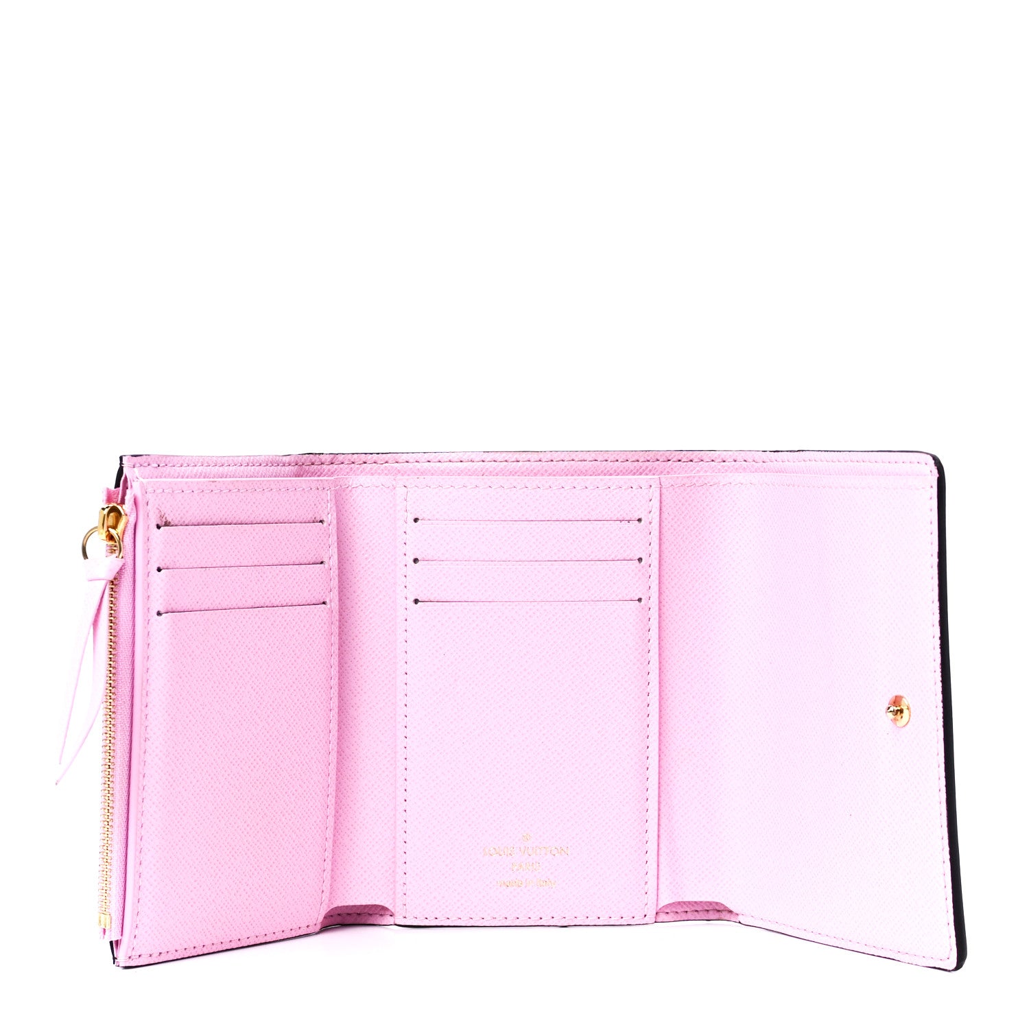 Louis Vuitton Monogram 2021 Christmas Animation Japanese Garden Victorine Wallet Wisteria Pink 7 of 12