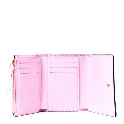 Louis Vuitton Monogram 2021 Christmas Animation Japanese Garden Victorine Wallet Wisteria Pink 7 of 12