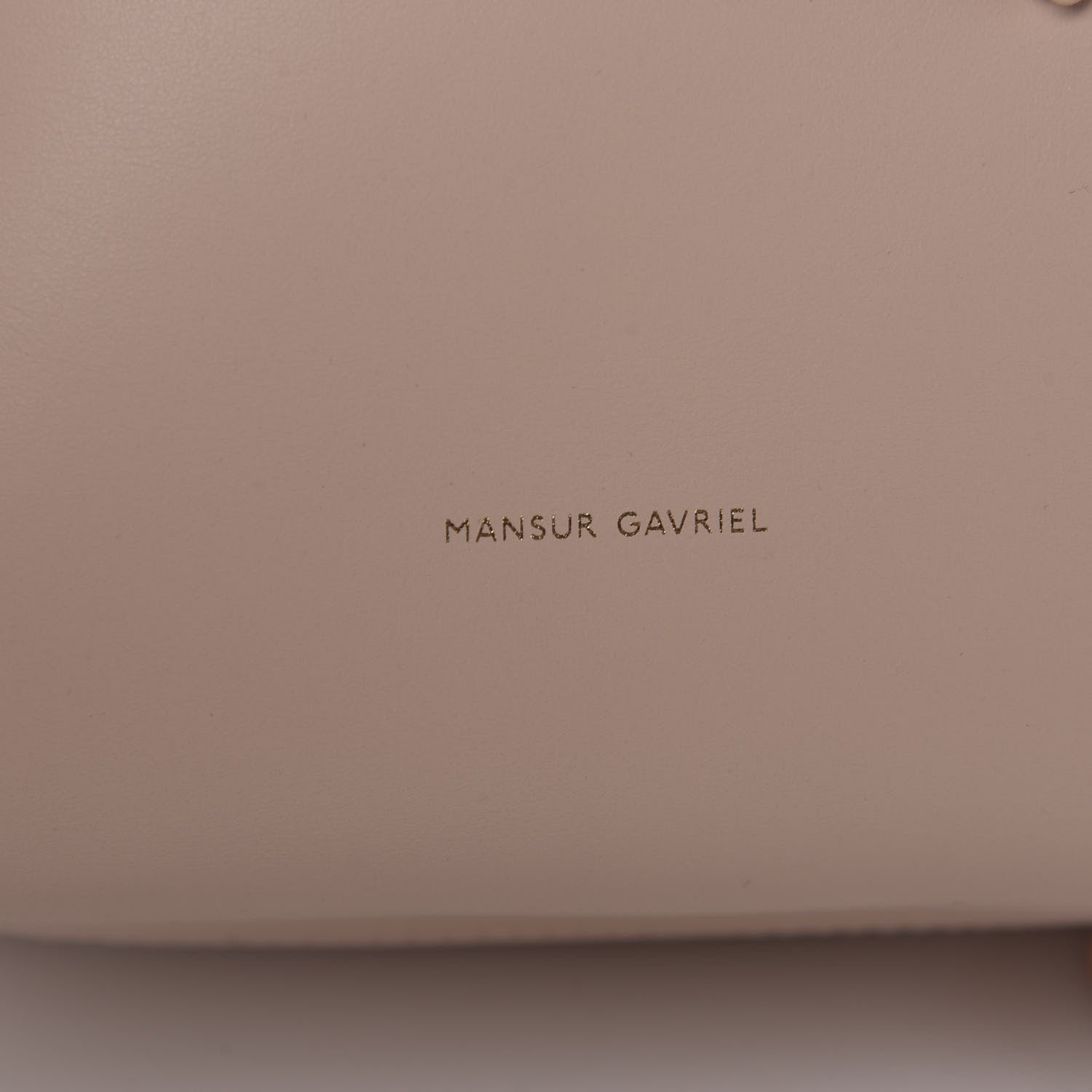 Mansur Gavriel Calfskin Bucket Bag Rosa 6 of 12