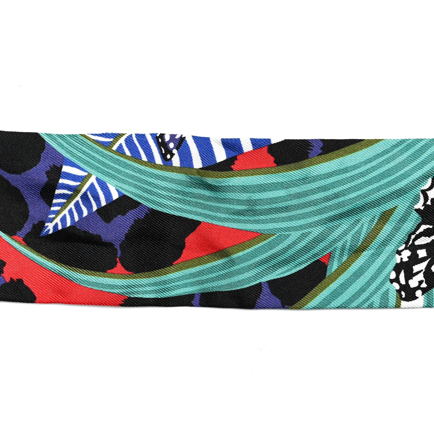 Silk Jaguar Quetzal Twilly Vert Rouge Rose