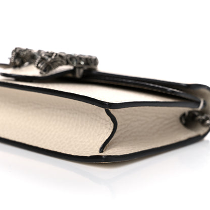 Gucci Dollar Calfskin Crystal Super Mini Dionysus Shoulder Bag Mystic White Black Diamond 8 of 14