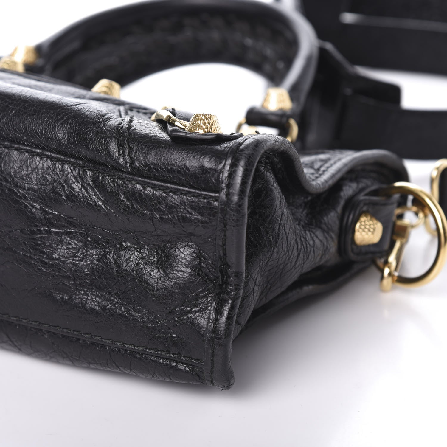 Balenciaga Agneau Giant 12 Gold Hardware Mini City Black 11 of 14