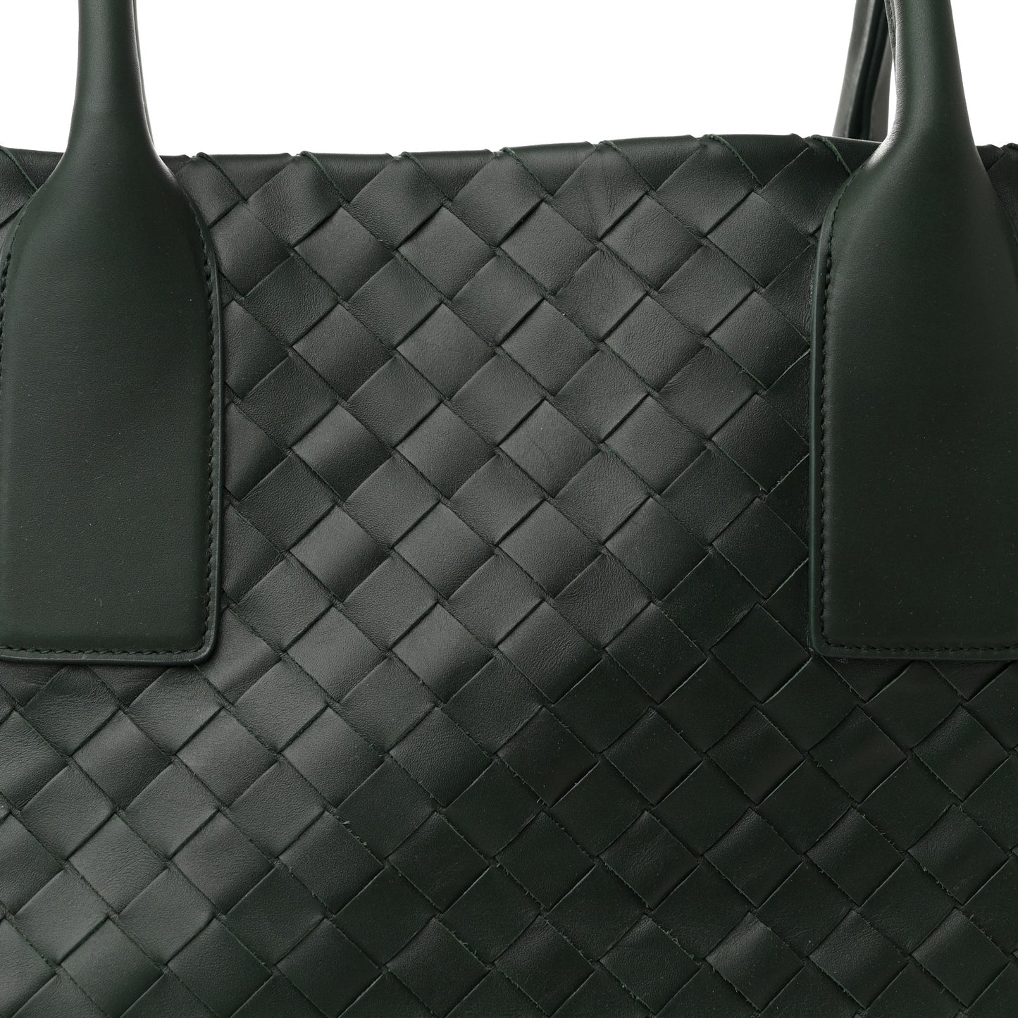 Nappa Intrecciato Tote Pine
