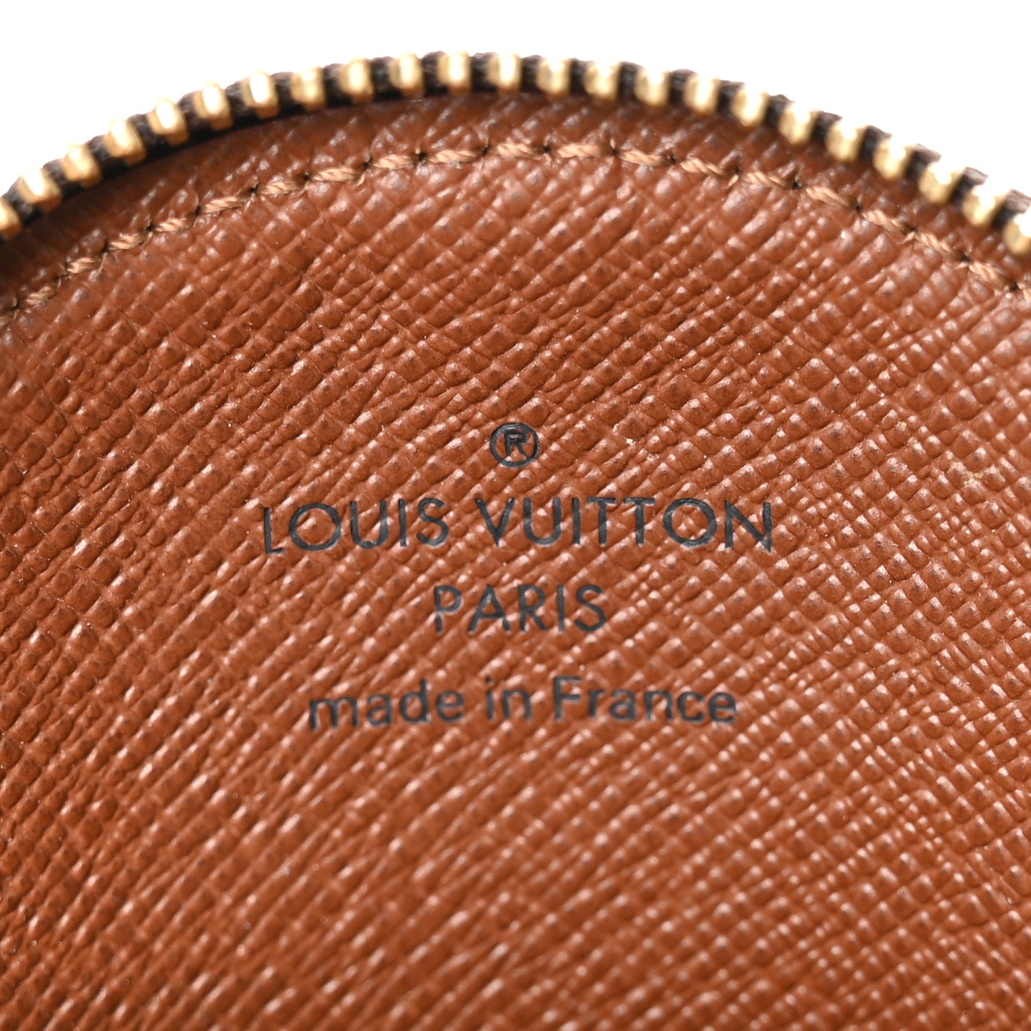 Monogram Round Coin Purse