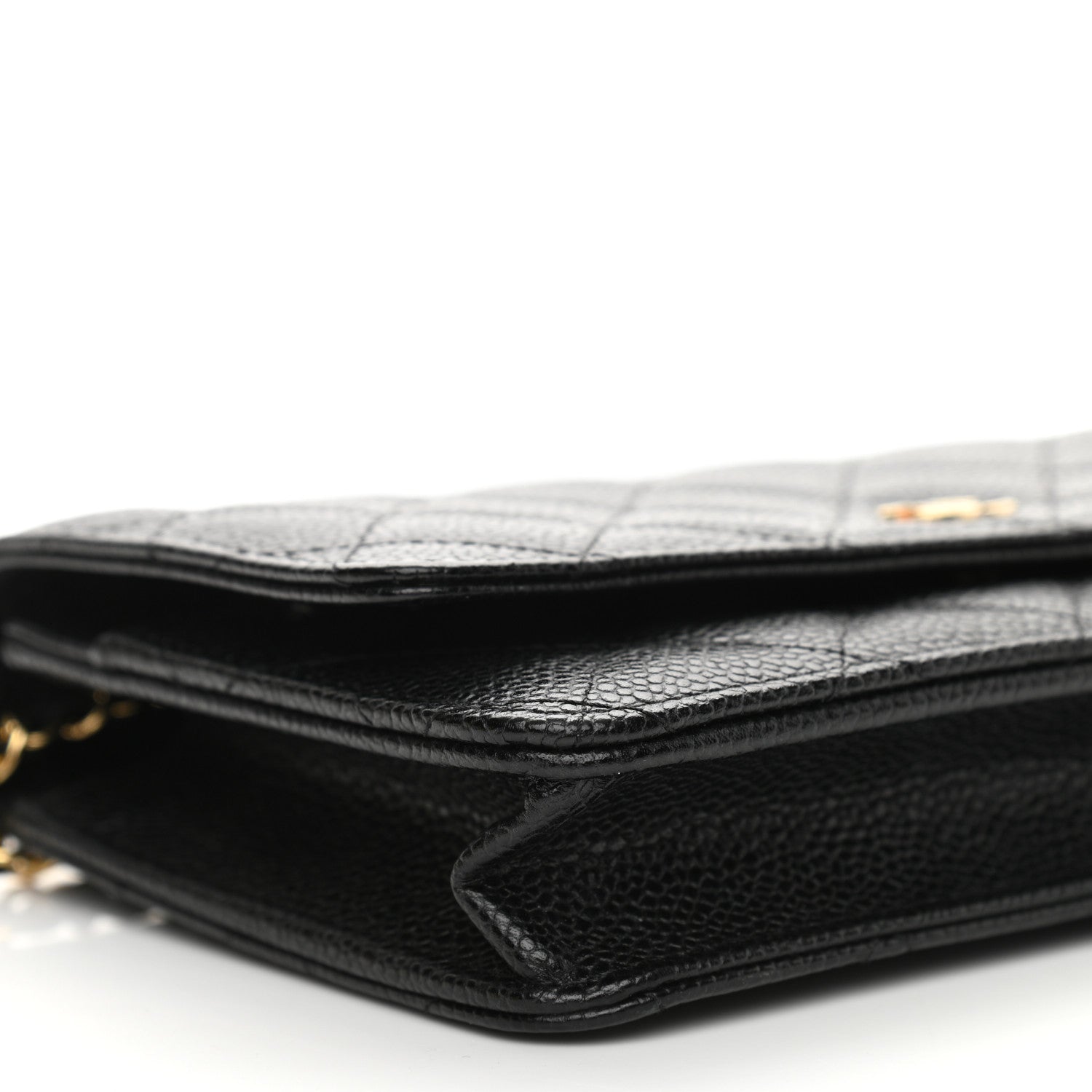 Chanel Caviar Quilted Wallet On Chain WOC Black 10 of 11