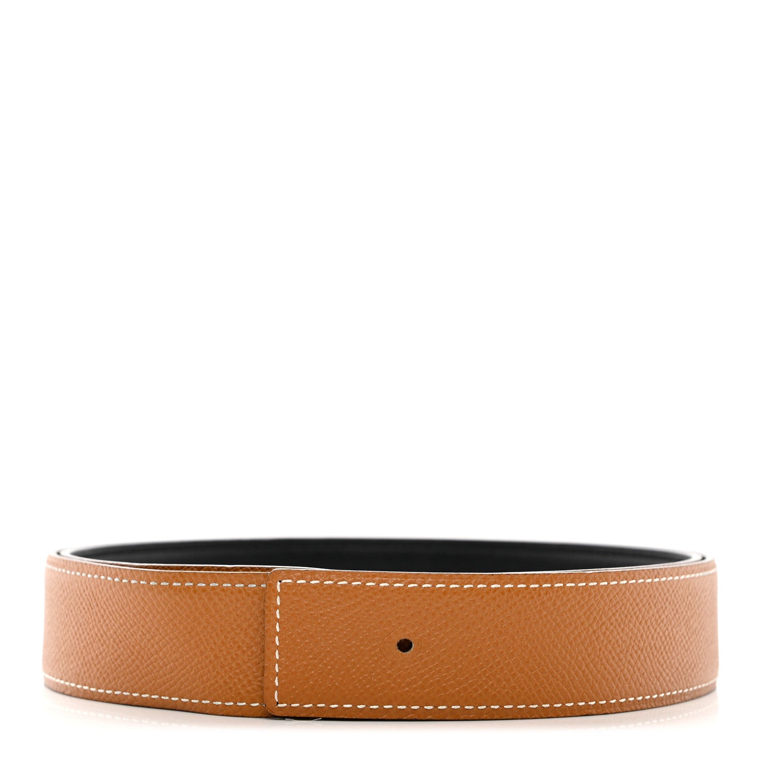 Hermes Swift Epsom 32mm Belt Strap 90 Black Gold 3 of 8