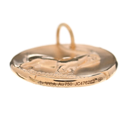 Van Cleef & Arpels 18K Yellow Gold Zodiac Capricorn Pendant 4 of 5