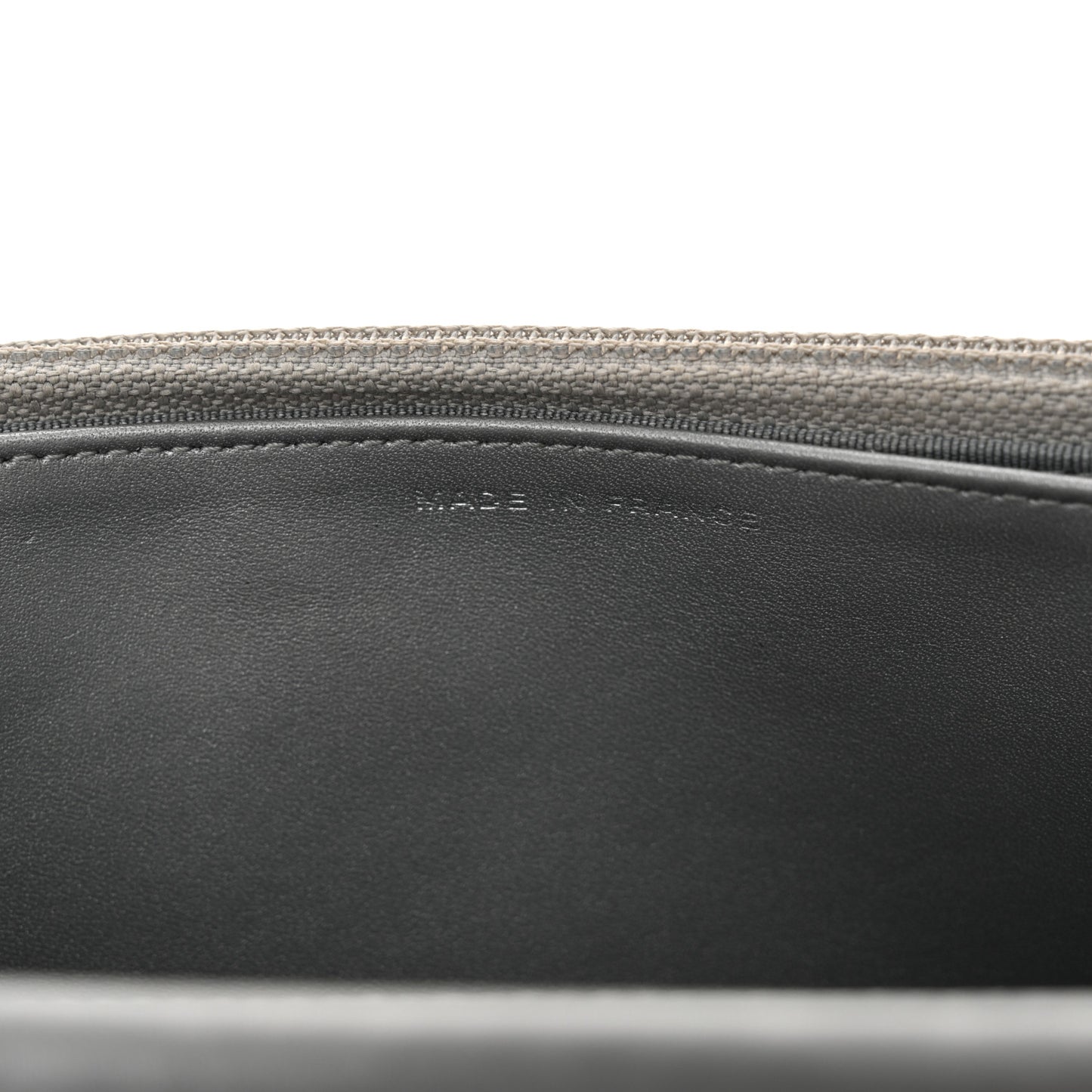 Metallic Aged Calfskin Quilted Reissue Wallet On Chain WOC Silver