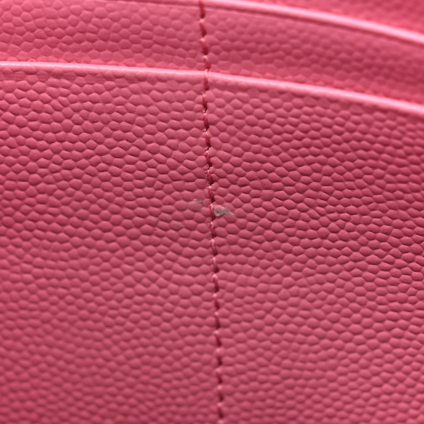 Grain De Poudre Matelasse Chevron Monogram Chain Wallet Indian Pink