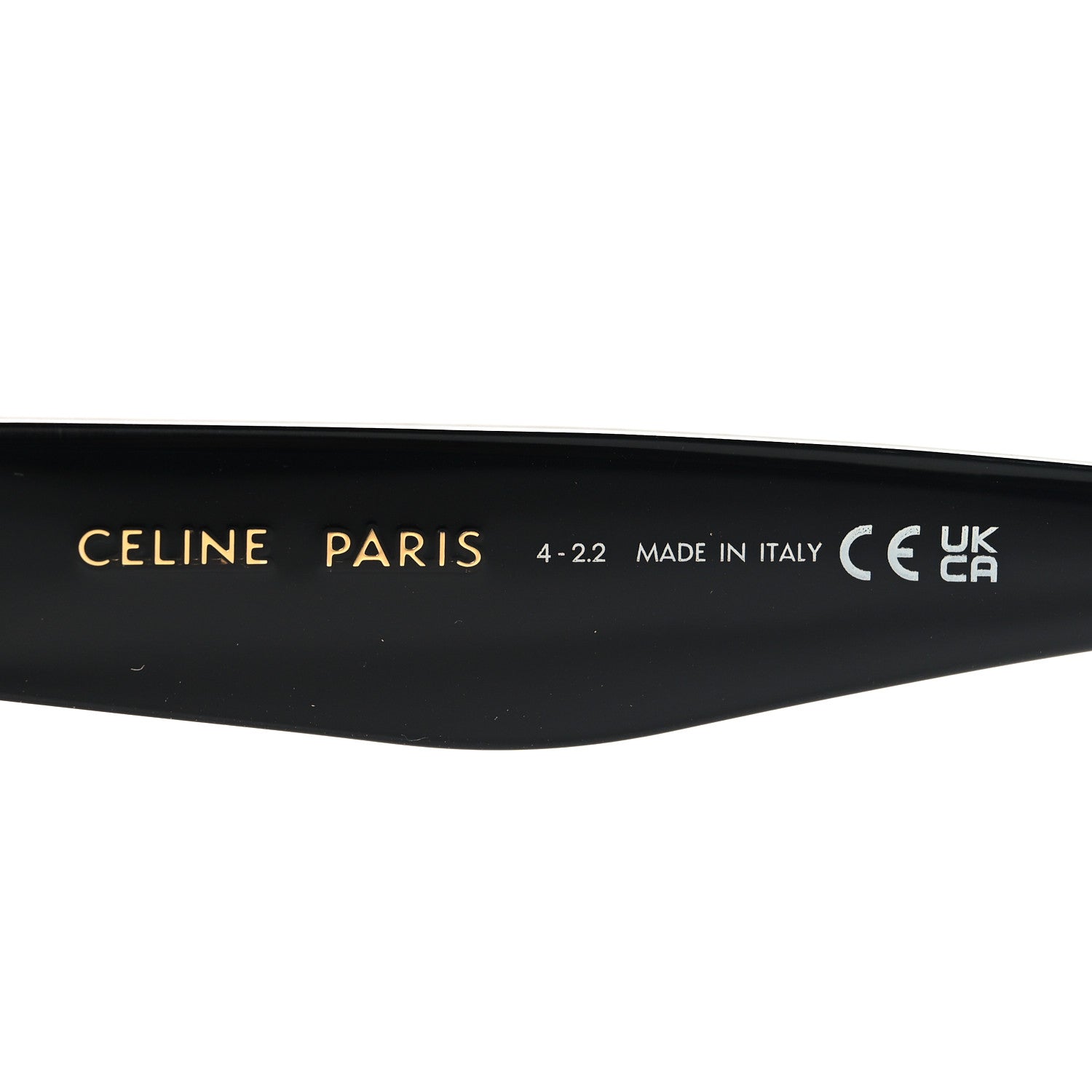 Celine Acetate Round Sunglasses CL4003IN Black 5 of 7