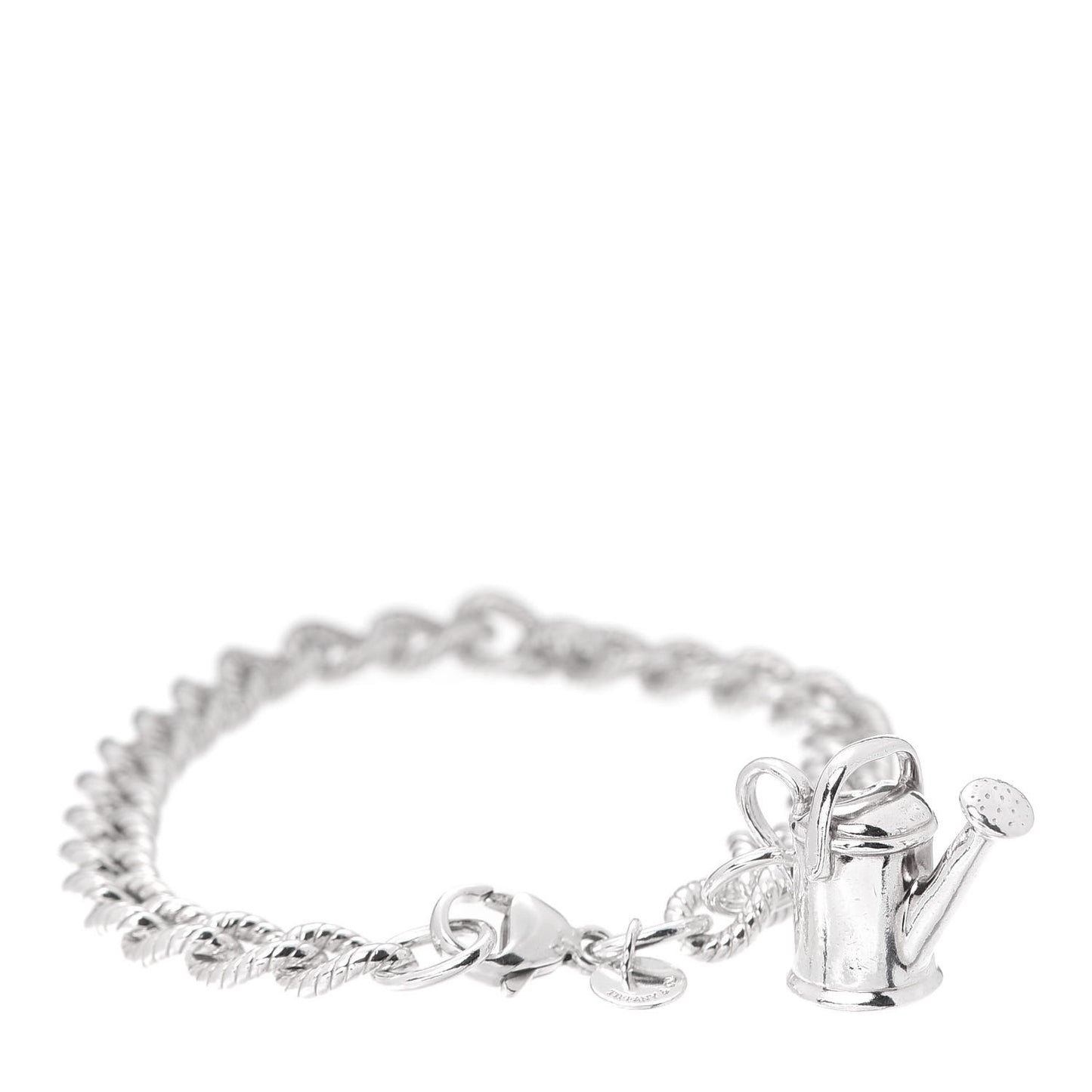 Sterling Silver Watering Can Charm Bracelet