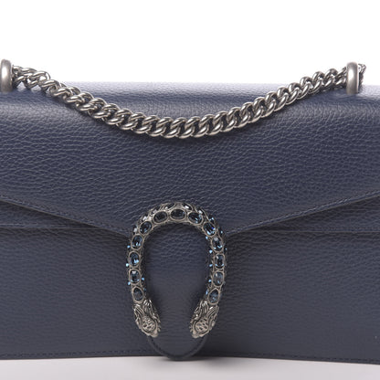 Gucci Dollar Calfskin Crystal Small Dionysus Shoulder Bag Blue Agata Montana Sapphire 10 of 10