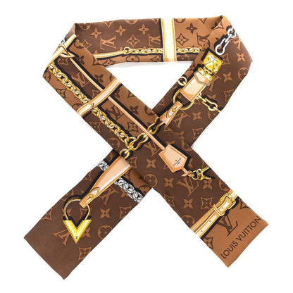 Louis Vuitton Silk Monogram Confidential Bandeau Brown 1 of 5