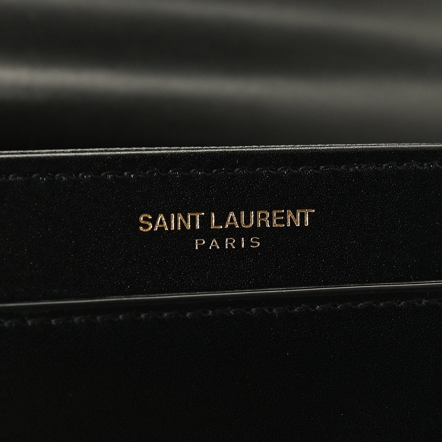 Saint Laurent Box Calfskin Monogram Medium Solferino Satchel Black 7 of 12