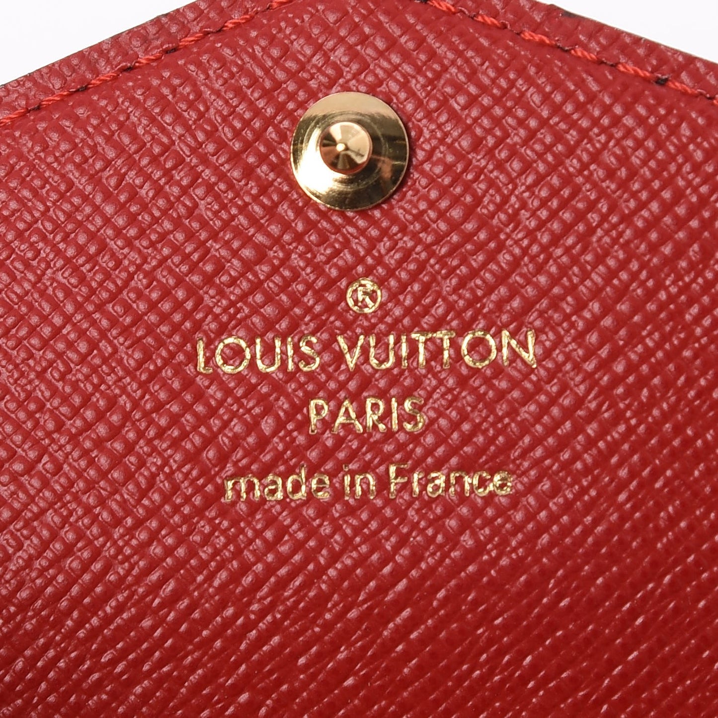 Monogram Daily Organizer Envelope Insert Red