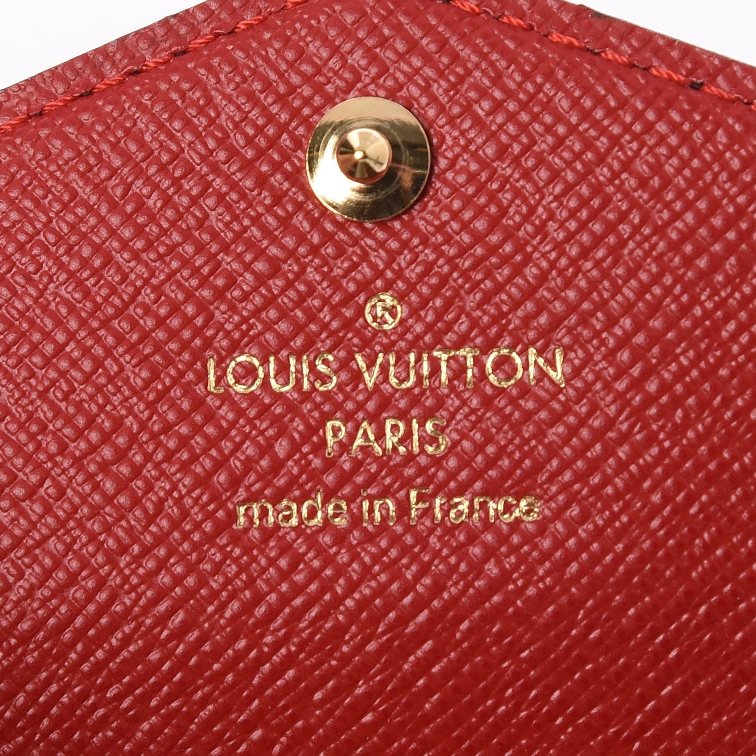 Louis Vuitton Monogram Daily Organizer Envelope Insert Red 6 of 7