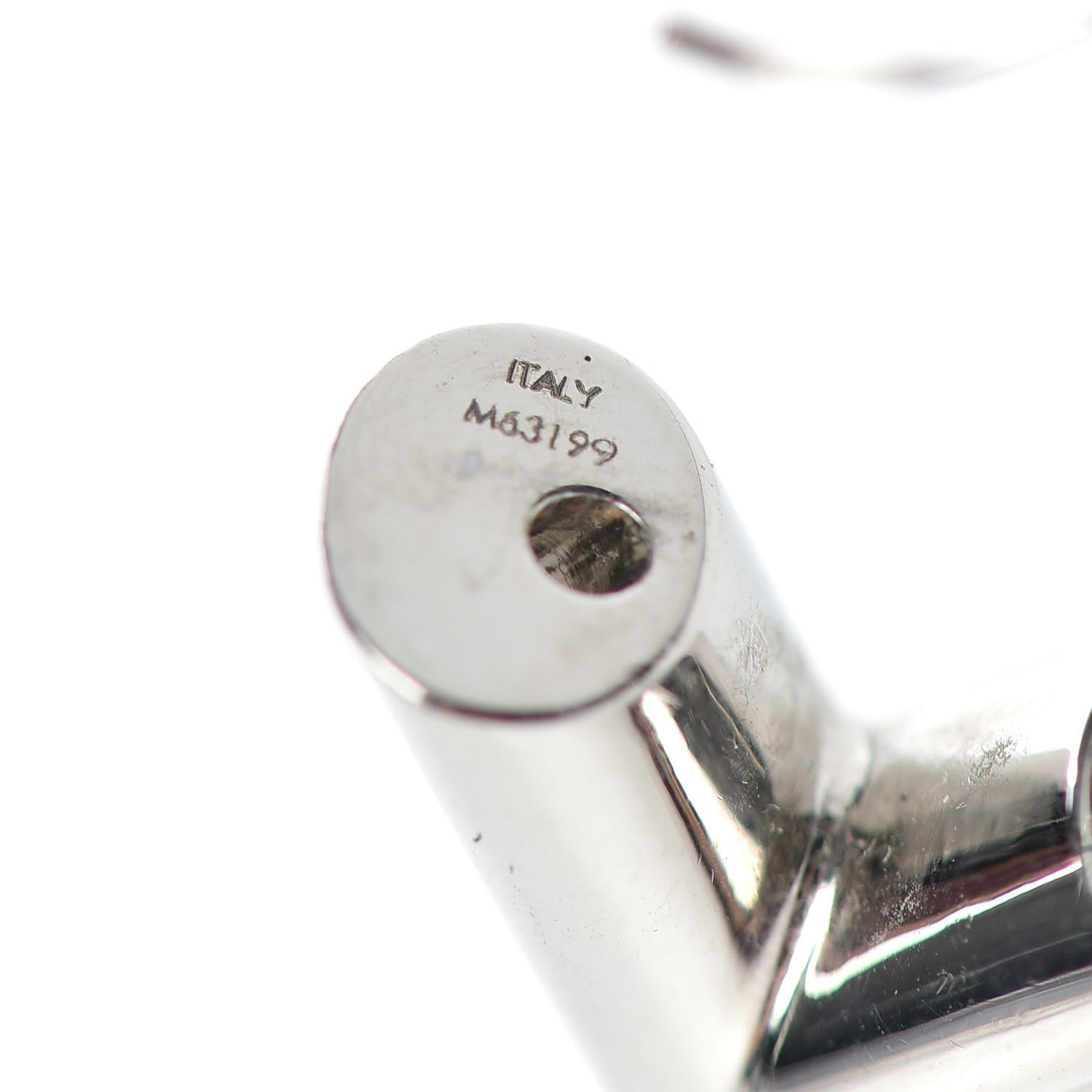 Louis Vuitton Essential V Hoop Earrings Silver 4 of 4