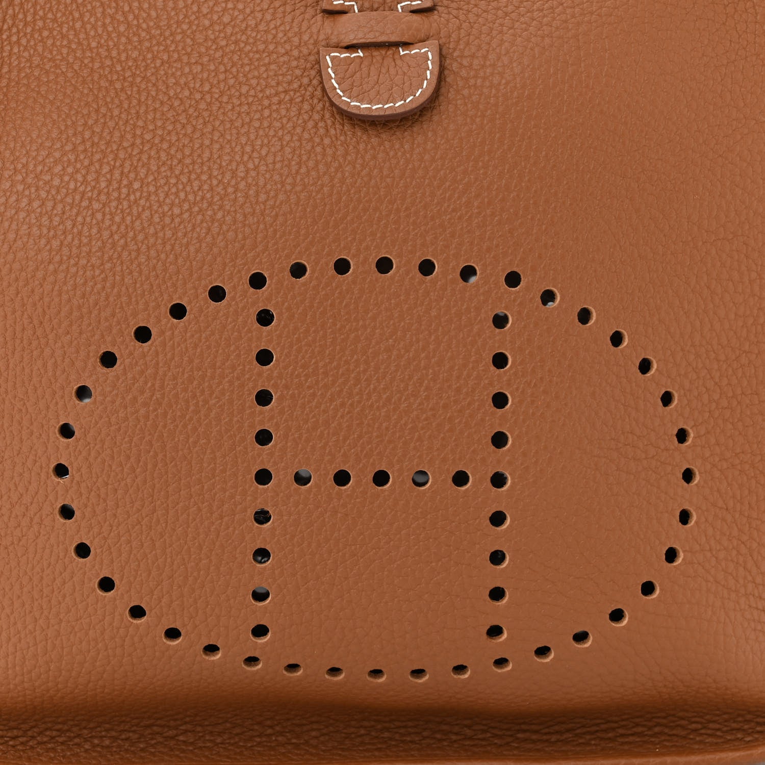 Hermes Taurillon Clemence Evelyne III PM Gold 8 of 10