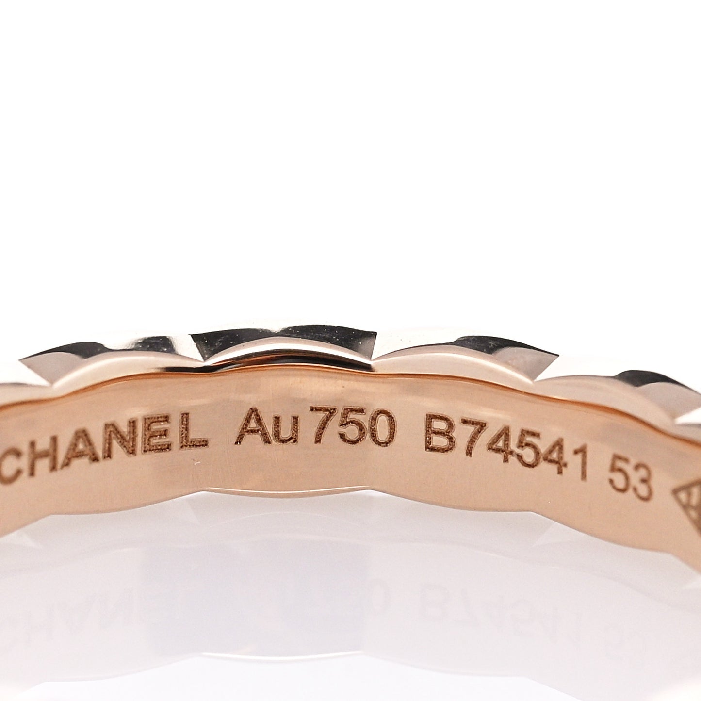 18K Beige Gold Mini Coco Crush Ring 53 6.25