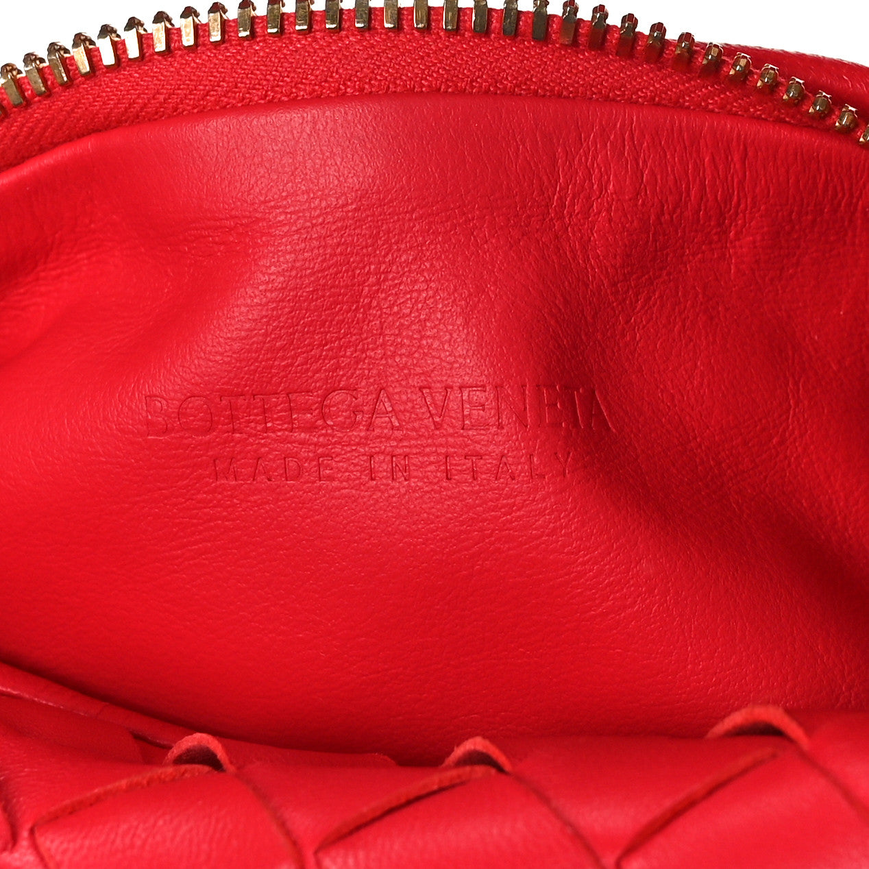 Nappa Intrecciato Mini Jodie Sunburst