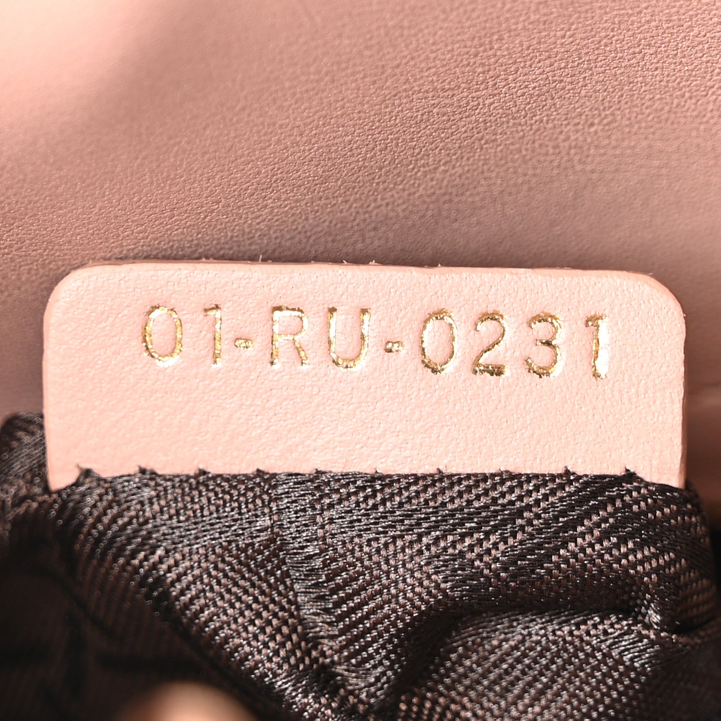 Lambskin Cannage Small Lucky Badges My Lady Dior Fard