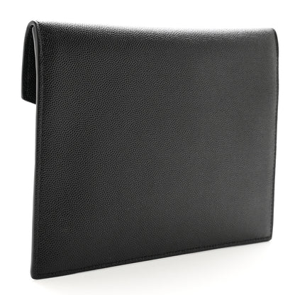 Saint Laurent Grain De Poudre Uptown Baby Pouch Black 3 of 8