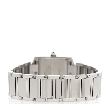 Cartier Stainless Steel 25mm Tank Francaise Quartz Watch 3 of 8